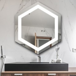Hexagon LED LED spiegel Hexagon LED LED spiegel