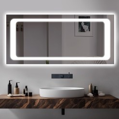 Adele spiegel + contourverlichting Adele spiegel + contourverlichting