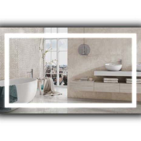 Livia 70x200 verwarmingselement + touch sensor + ingebouwde spiegel 3X