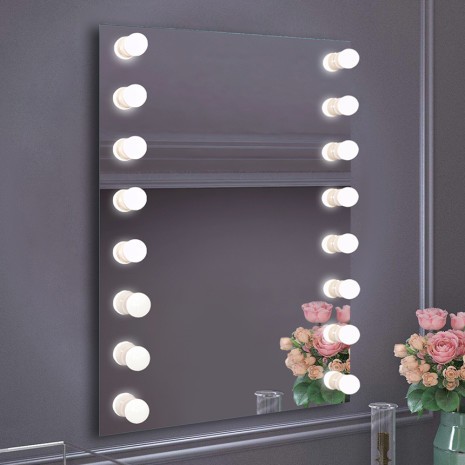 TM Make up - Visagie spiegel met verlichting en twee standen 3000K