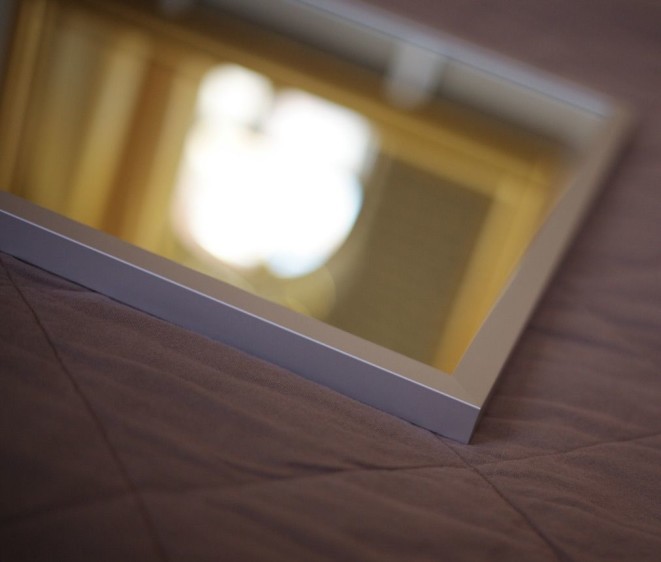 Spiegel met audio speakers alu 001 + Bluetooth - Foto 4