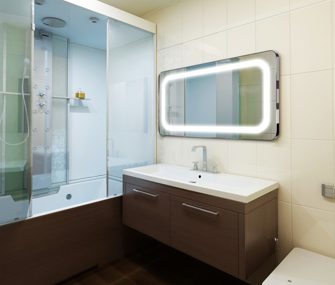 Spiegel Loretta Inox Gloss  - Foto 3