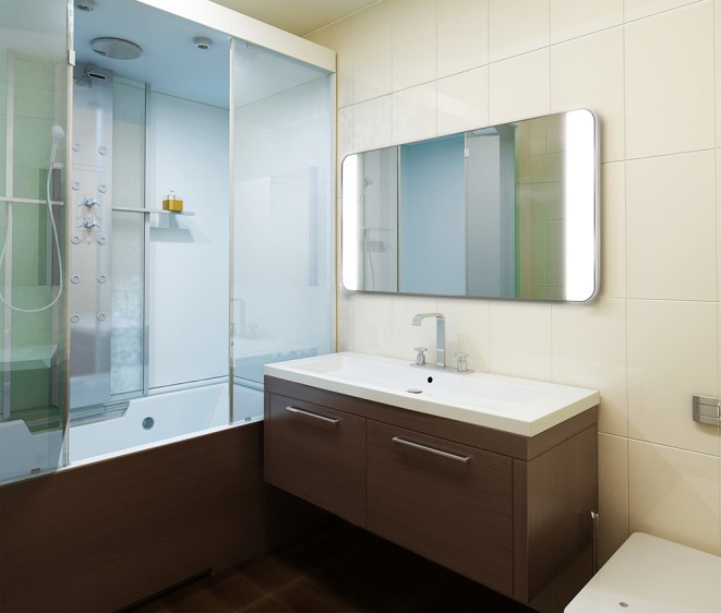 Sabina RVS spiegel - Foto 3