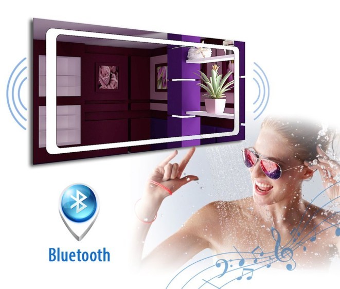 Spiegel met akoestische speakers Adele + Bluetooth - Foto 4