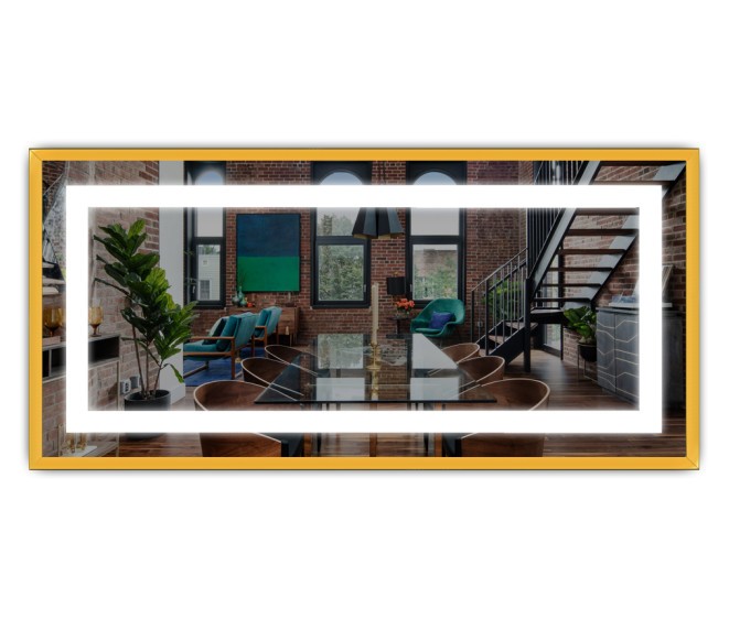 Livia Gold LED spiegel - Foto 2