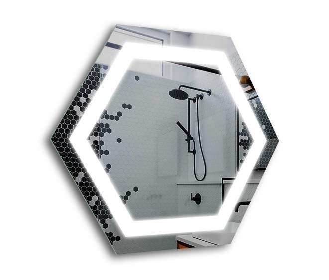 Hexagon H LED LED spiegel - Foto 3