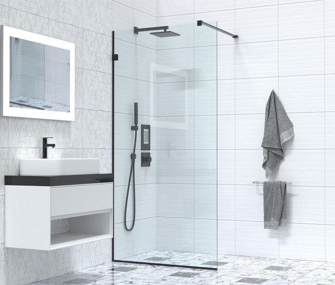 Douchewand Belmont Black - Foto 2