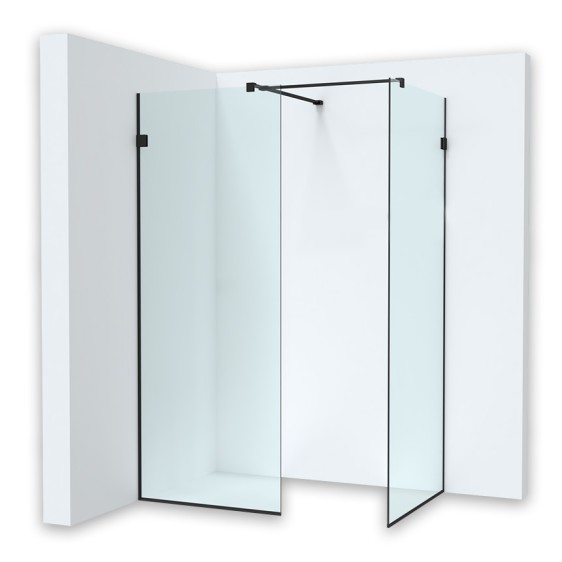 Douchewand Virgin Black - Foto 1