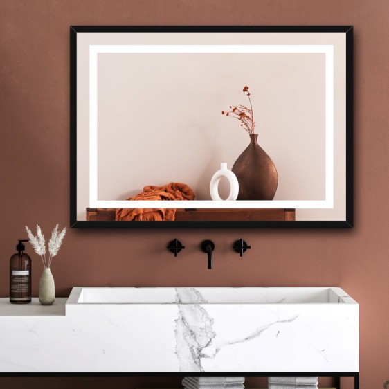 Livia Black LED spiegel - Foto 6