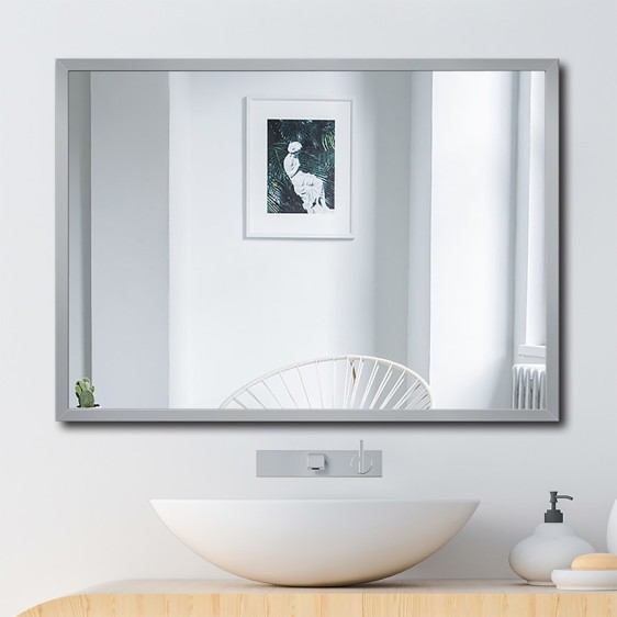 Spiegel met aluminium omlijsting ALU001 - Foto 5