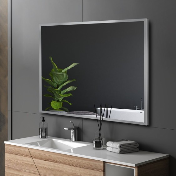 Spiegel met aluminium omlijsting ALU001 - Foto 6