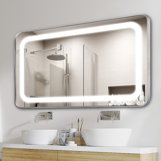 Loretta RVS LED spiegel - Foto 6 Loretta RVS LED spiegel - Foto 6