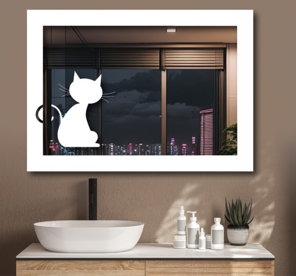 Kitten LED spiegel - Foto 5 Kitten LED spiegel - Foto 5