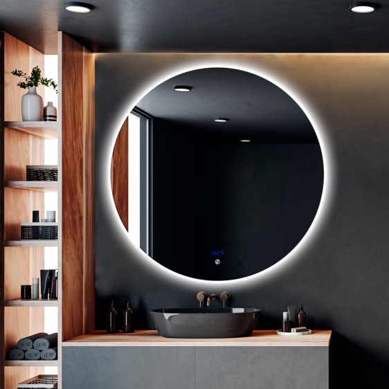 Shape 01 80x80 LED spiegel - Foto 1