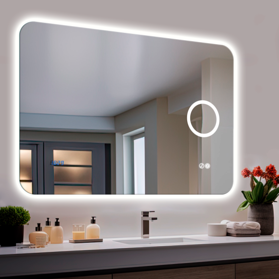 Shape 03 70x100 Right LED spiegel - Foto 2