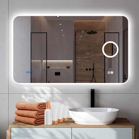 Shape 03 70x120 Right LED spiegel - Foto 1