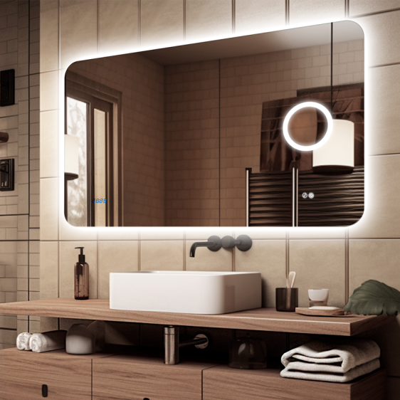 Shape 03 70x120 Right LED spiegel - Foto 3