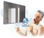 Spiegel met audio speakers alu 001 + Bluetooth - Foto 2
