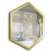 Hexagon Alu Gold spiegel - Foto 2