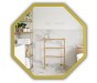 Octagon Alu Gold spiegel - Foto 1