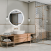 Shape 01 70x70 LED spiegel - Foto 4