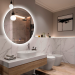 Shape 01 80x80 LED spiegel - Foto 3