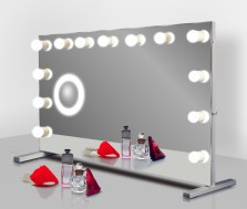 Hollywood T spiegel met ingebouwde make-up spiegel