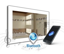 Spiegel met akoestische speakers Norma + Bluetooth