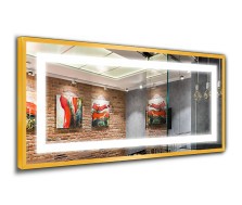Livia Gold LED spiegel