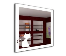 Kitten LED spiegel