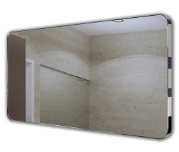 Inox Gloss 140x50 LED spiegel